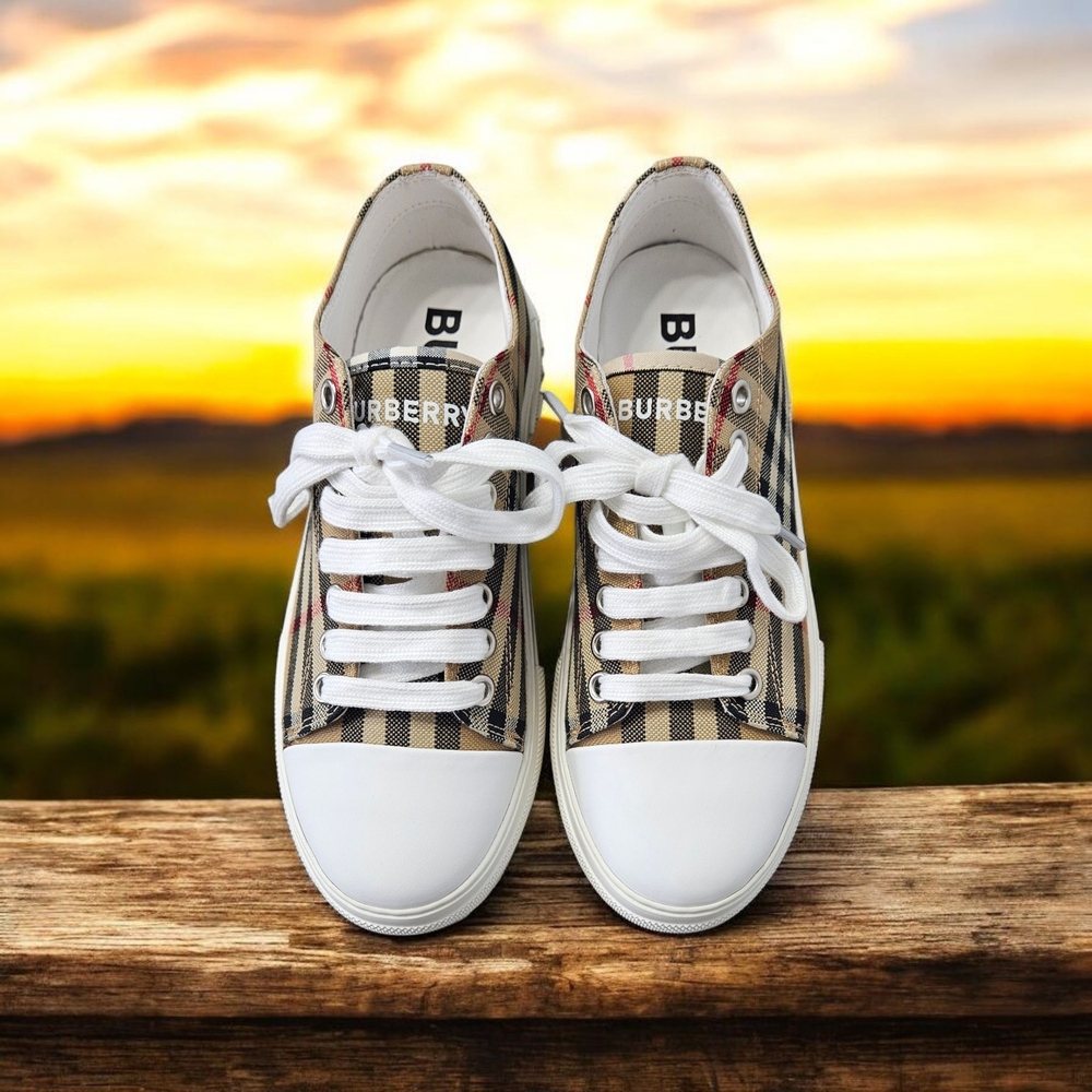 Burberry Classic Check Canvas Sneakers